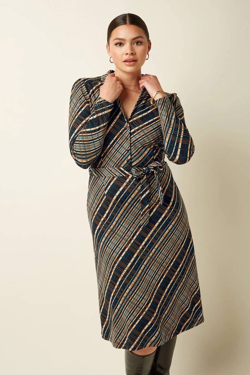 King Louie midi jurk zwart kopen? Morgen in huis wehkamp