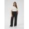 Kaffe Curve wide leg high waist broek zwart
