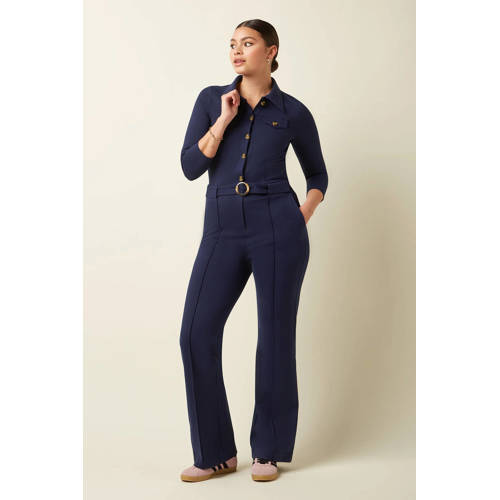 King Louie jumpsuit blauw straight afbeelding