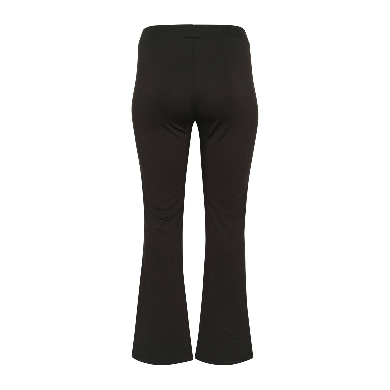 Kaffe Curve flared high waist broek zwart