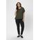 Kaffe Curve top kaki
