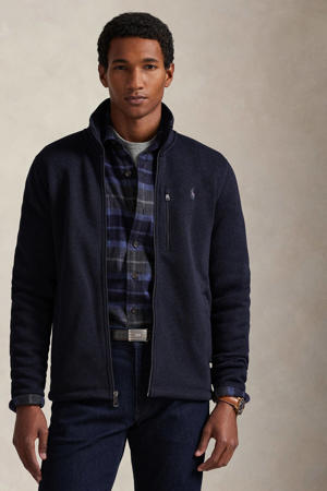 fleecevest donkerblauw