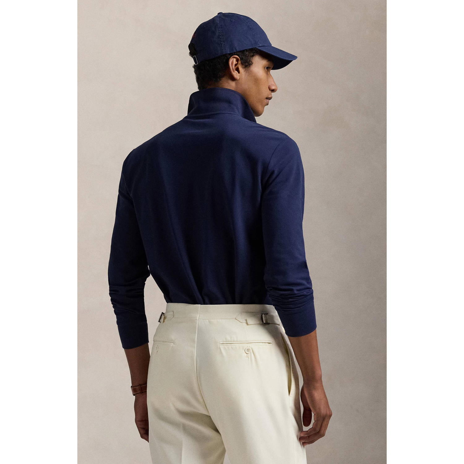 POLO Ralph Lauren slim polo donkerblauw