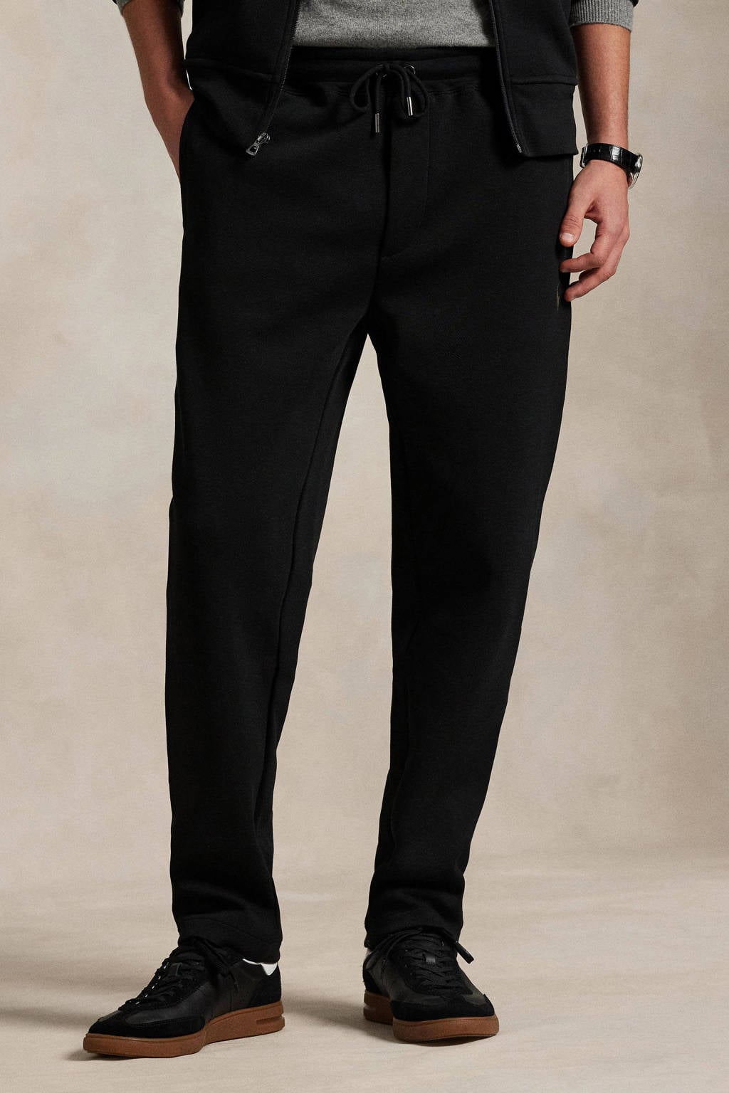POLO Ralph Lauren tapered joggingbroek zwart wehkamp