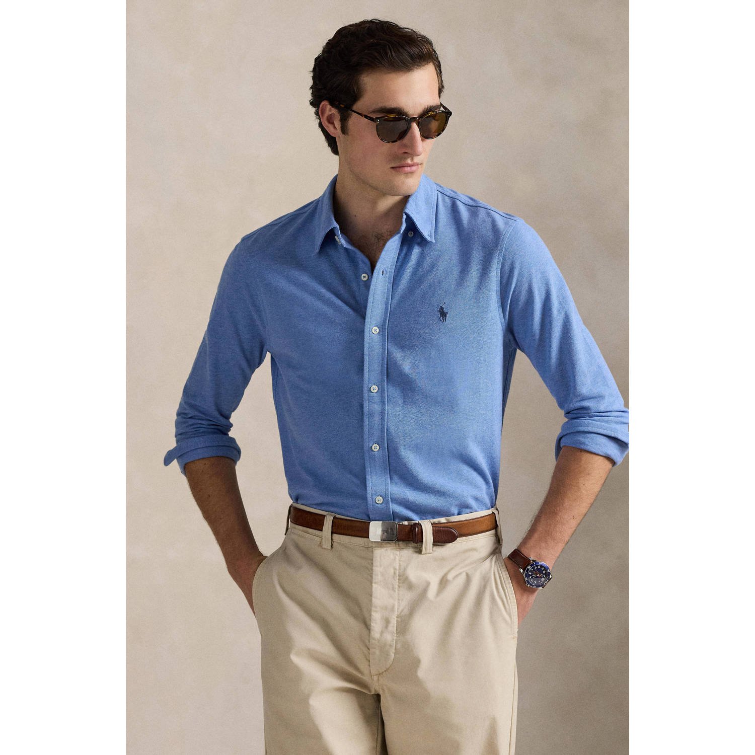 POLO Ralph Lauren casual overhemd blauw
