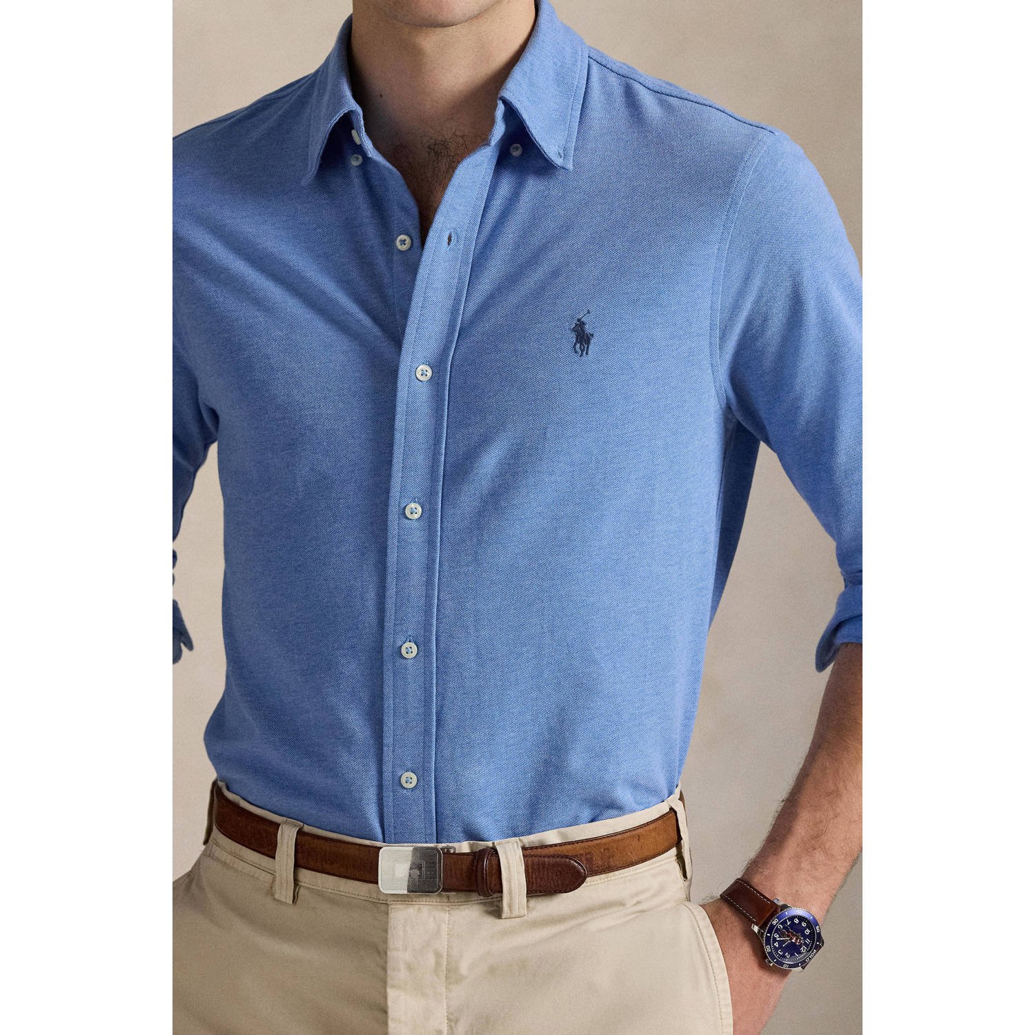 POLO Ralph Lauren casual overhemd blauw