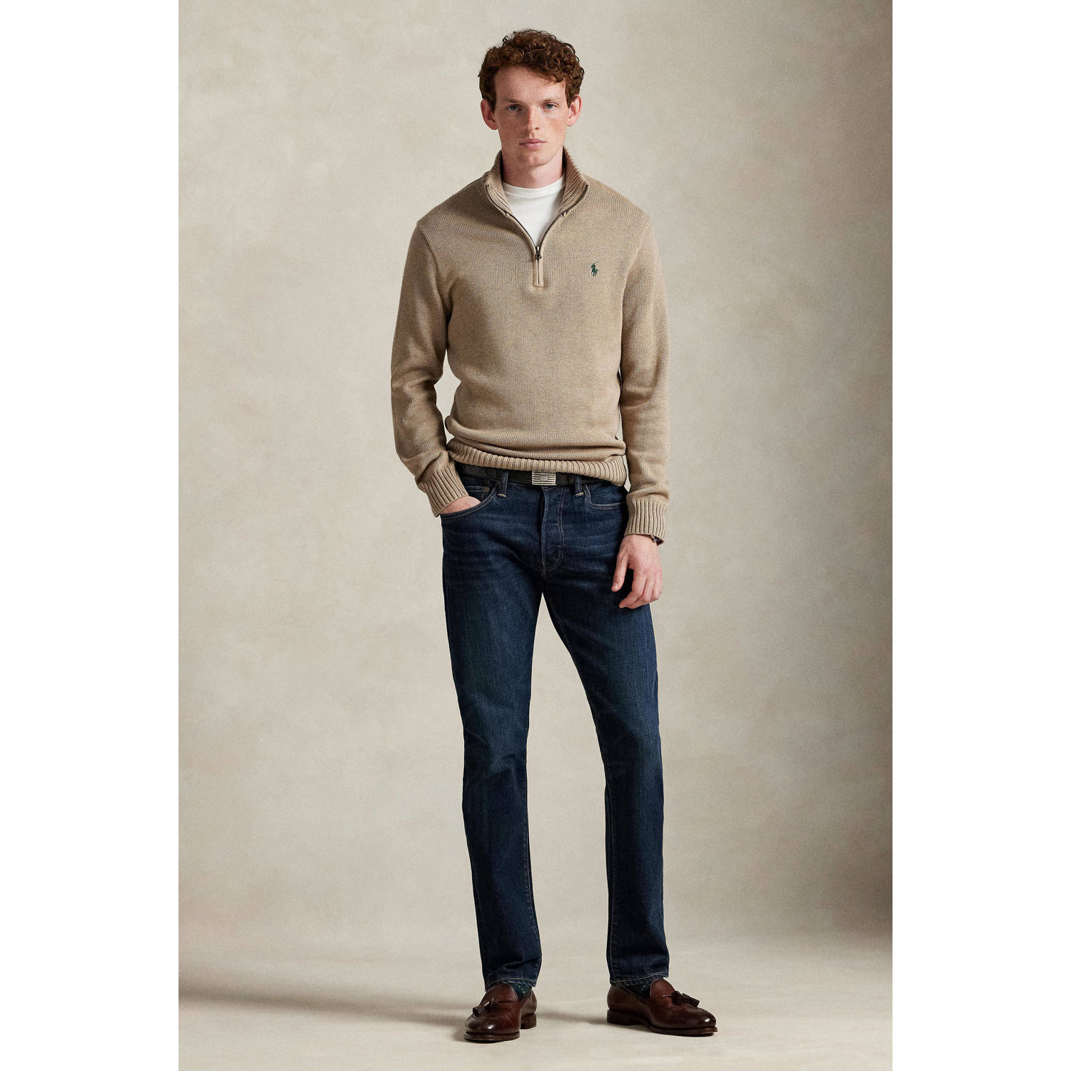 POLO Ralph Lauren gebreide trui beige