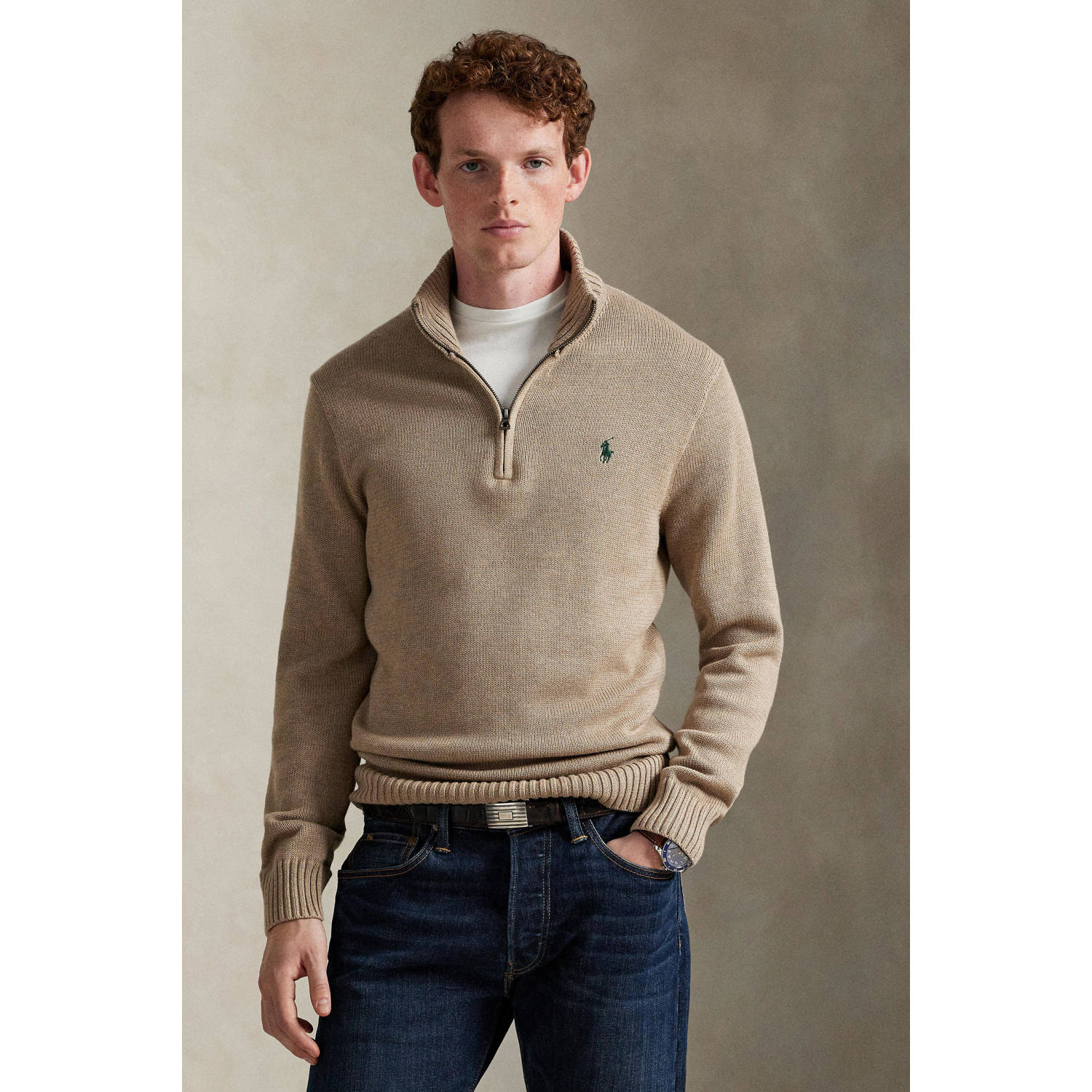 POLO Ralph Lauren gebreide trui beige