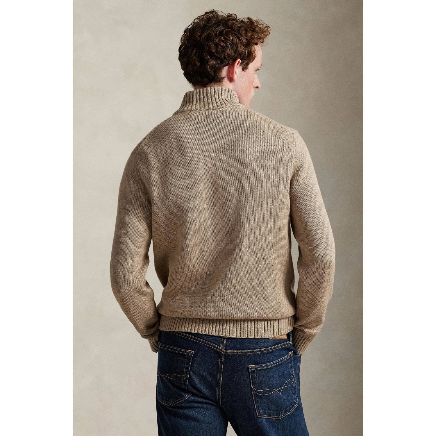 POLO Ralph Lauren gebreide trui beige