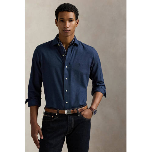 Polo Ralph Lauren regular casual overhemd donkerblauw afbeelding
