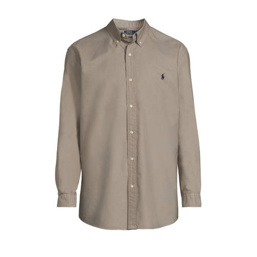 Polo Ralph Lauren zakelijk overhemd taupe afbeelding