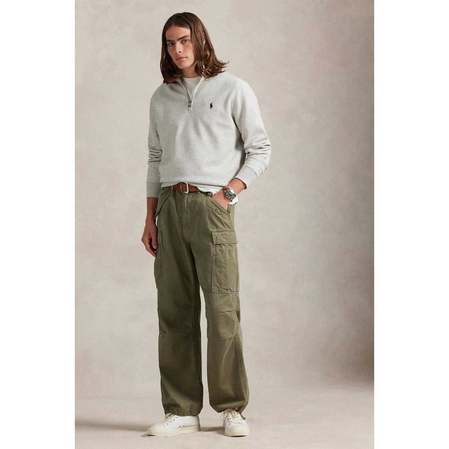POLO Ralph Lauren sweater lichtgrijs