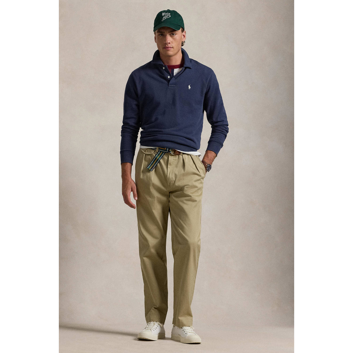 POLO Ralph Lauren regular sweater donkerblauw