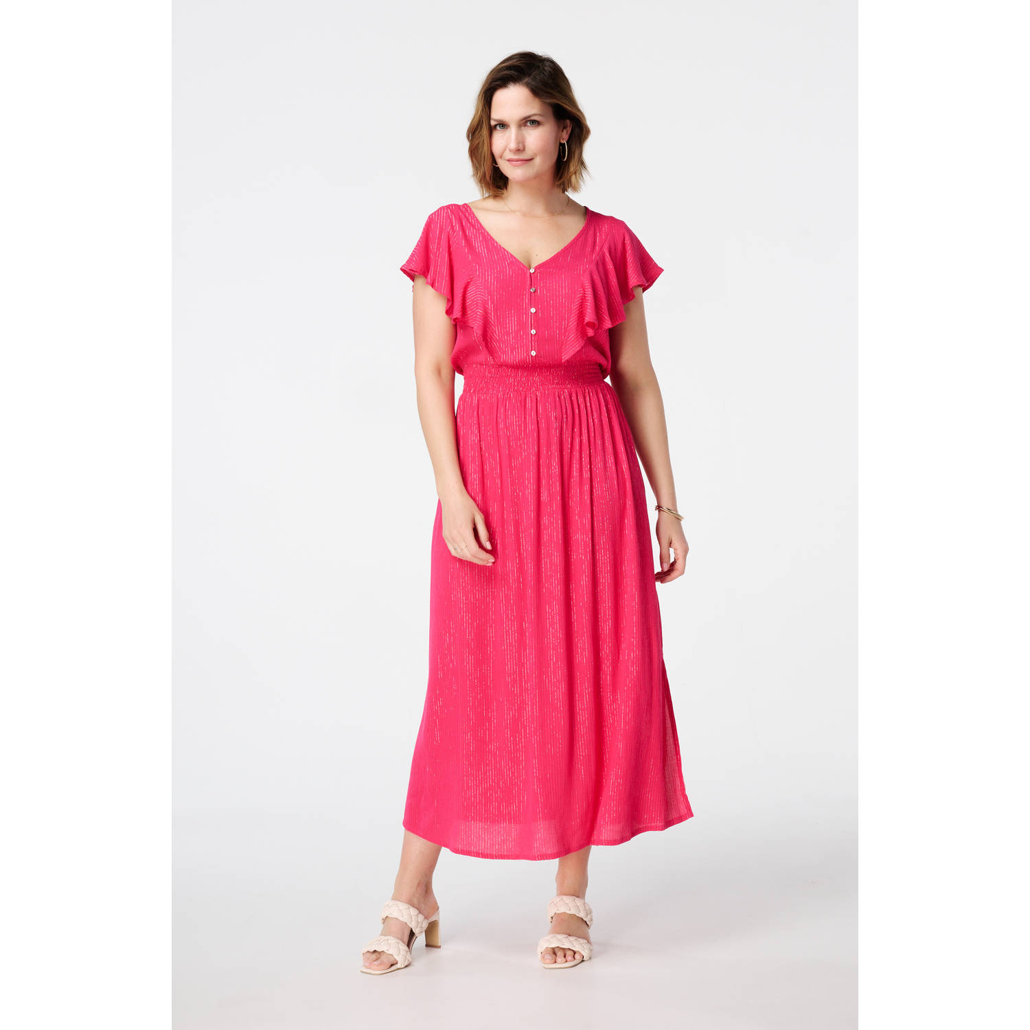 MS Mode zomerjurk fuchsia
