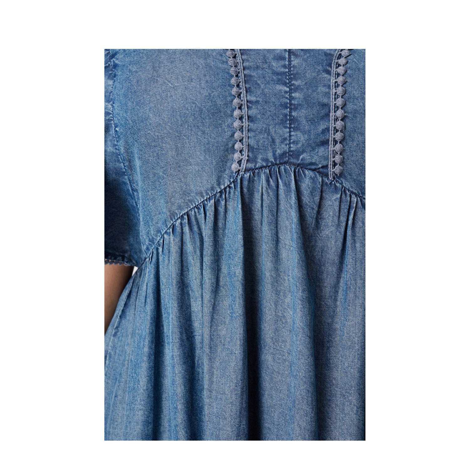 MS Mode spijkerjurk medium blue denim