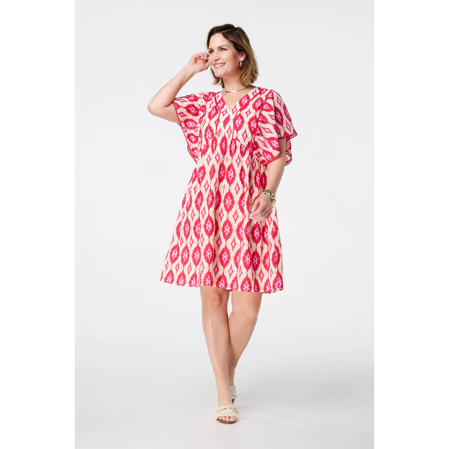 MS Mode zomerjurk rood
