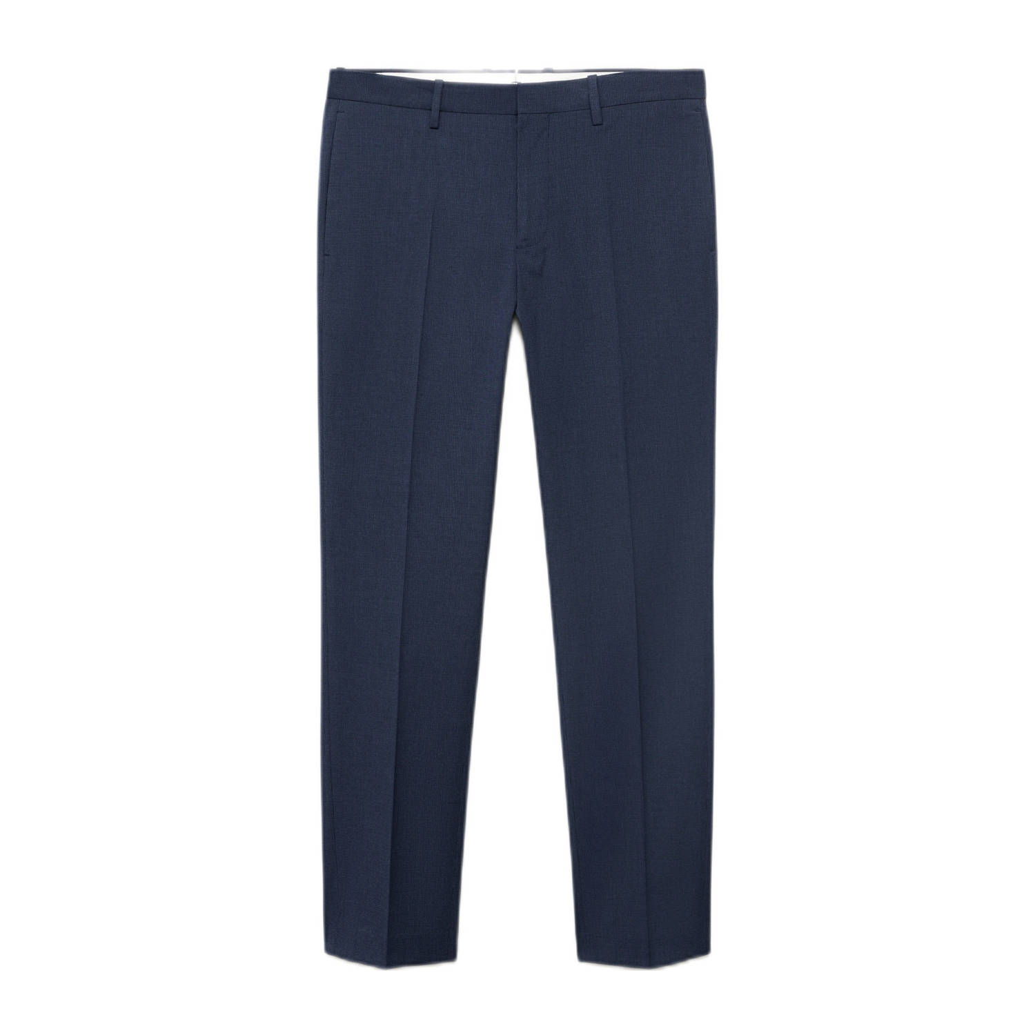 Mango Man slim pantalon donkerblauw
