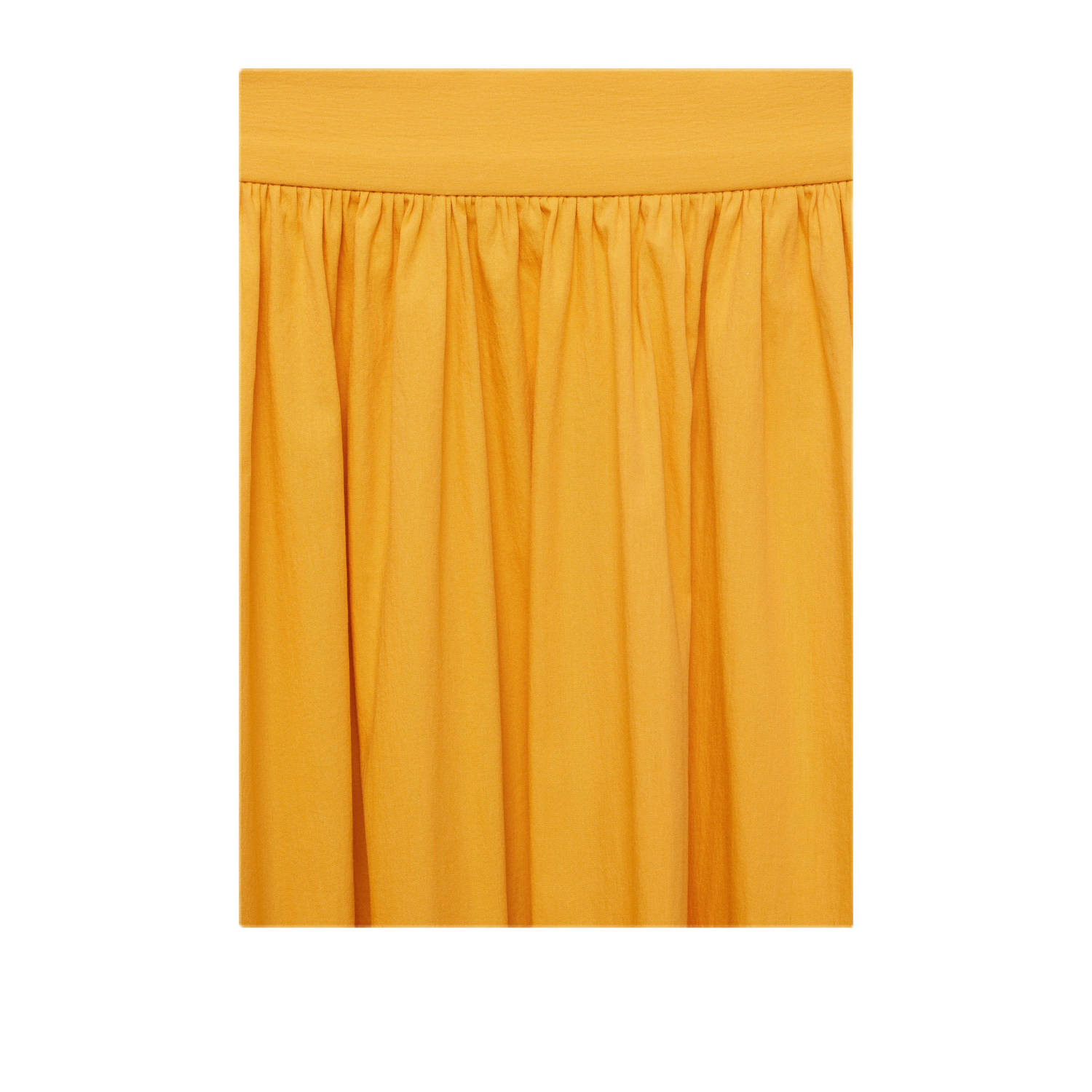 Mango midi rok geel