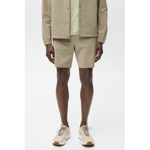 Mango Man regular chino short beige afbeelding