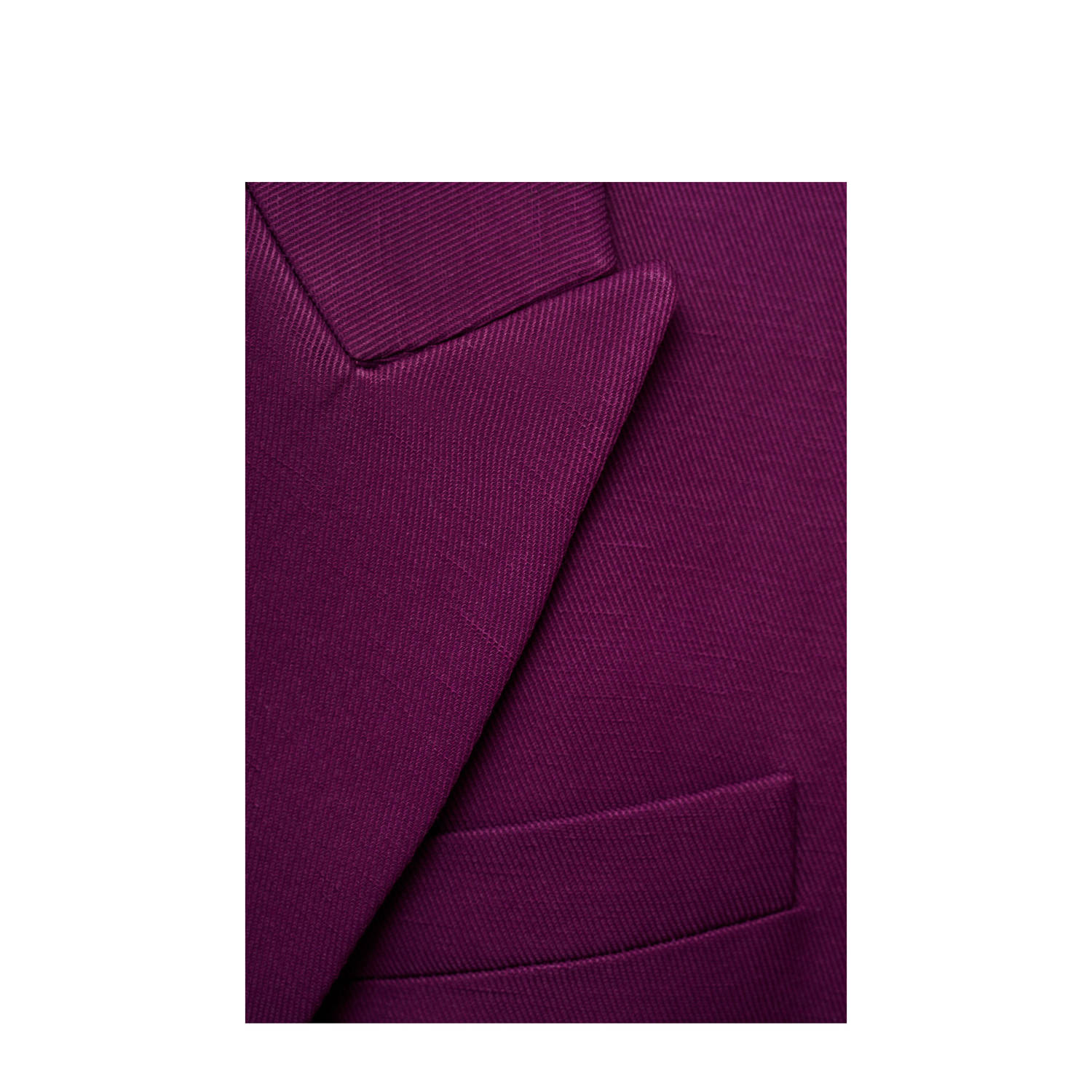 Mango linnen regular blazer aubergine
