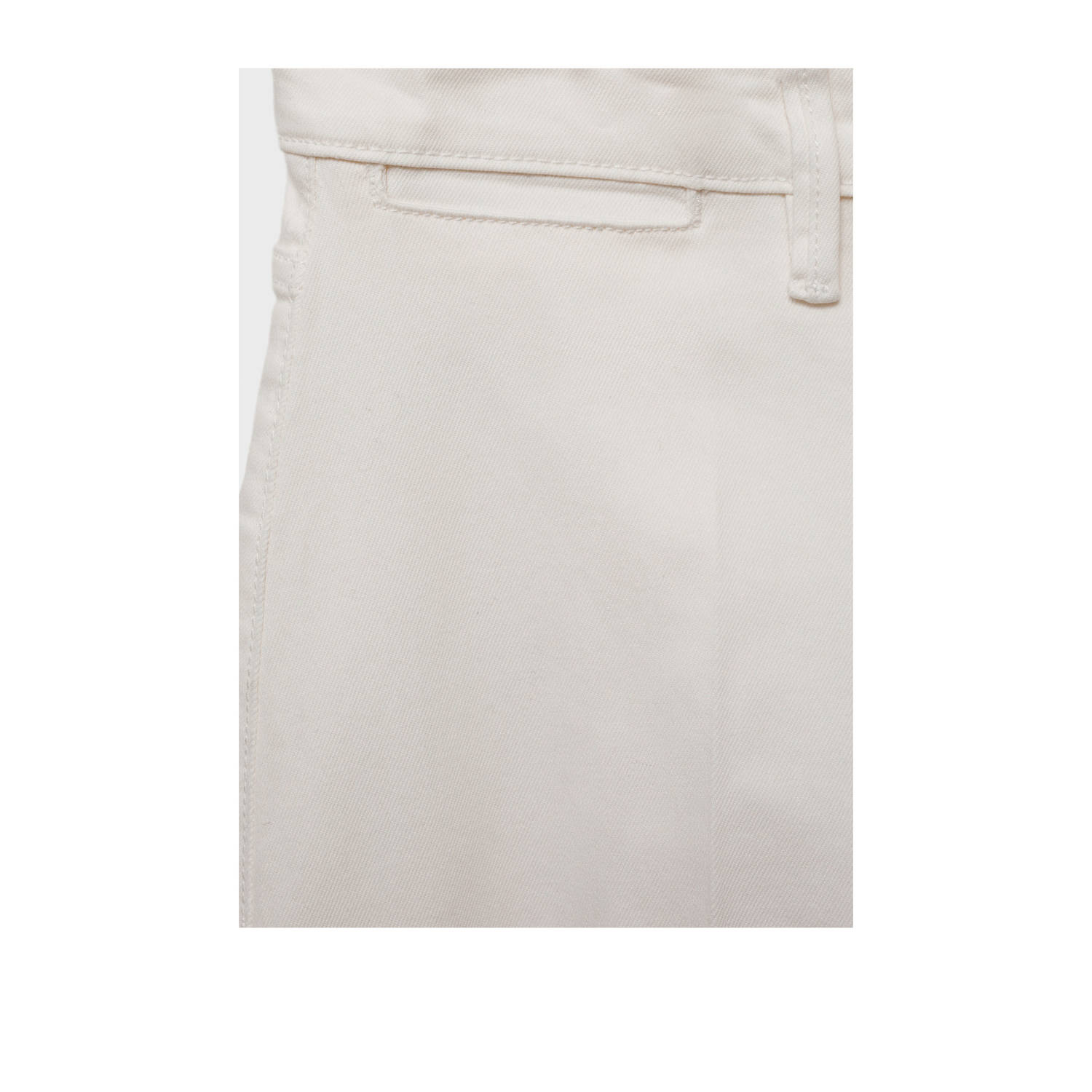 Mango high waist wide leg jeans ecru