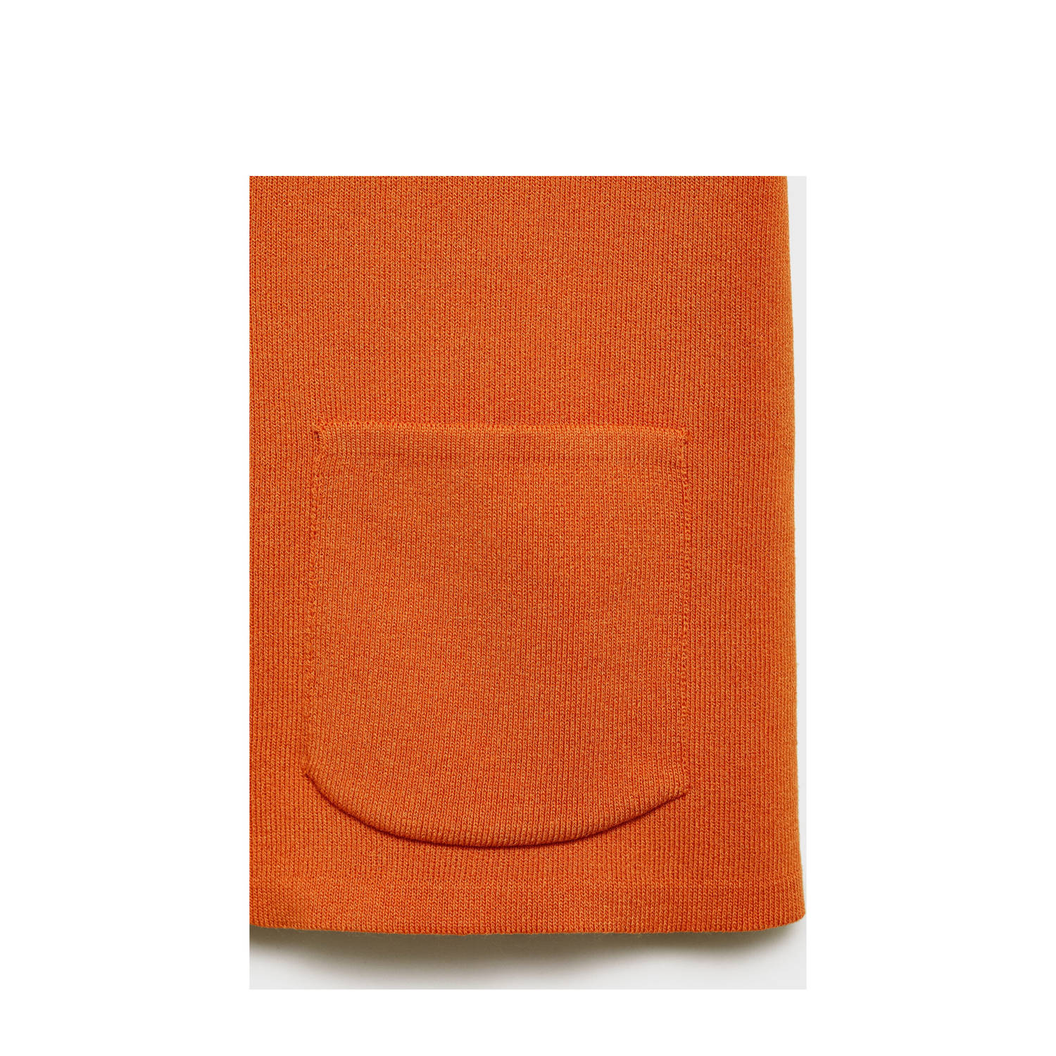 Mango gebreid vest oranje