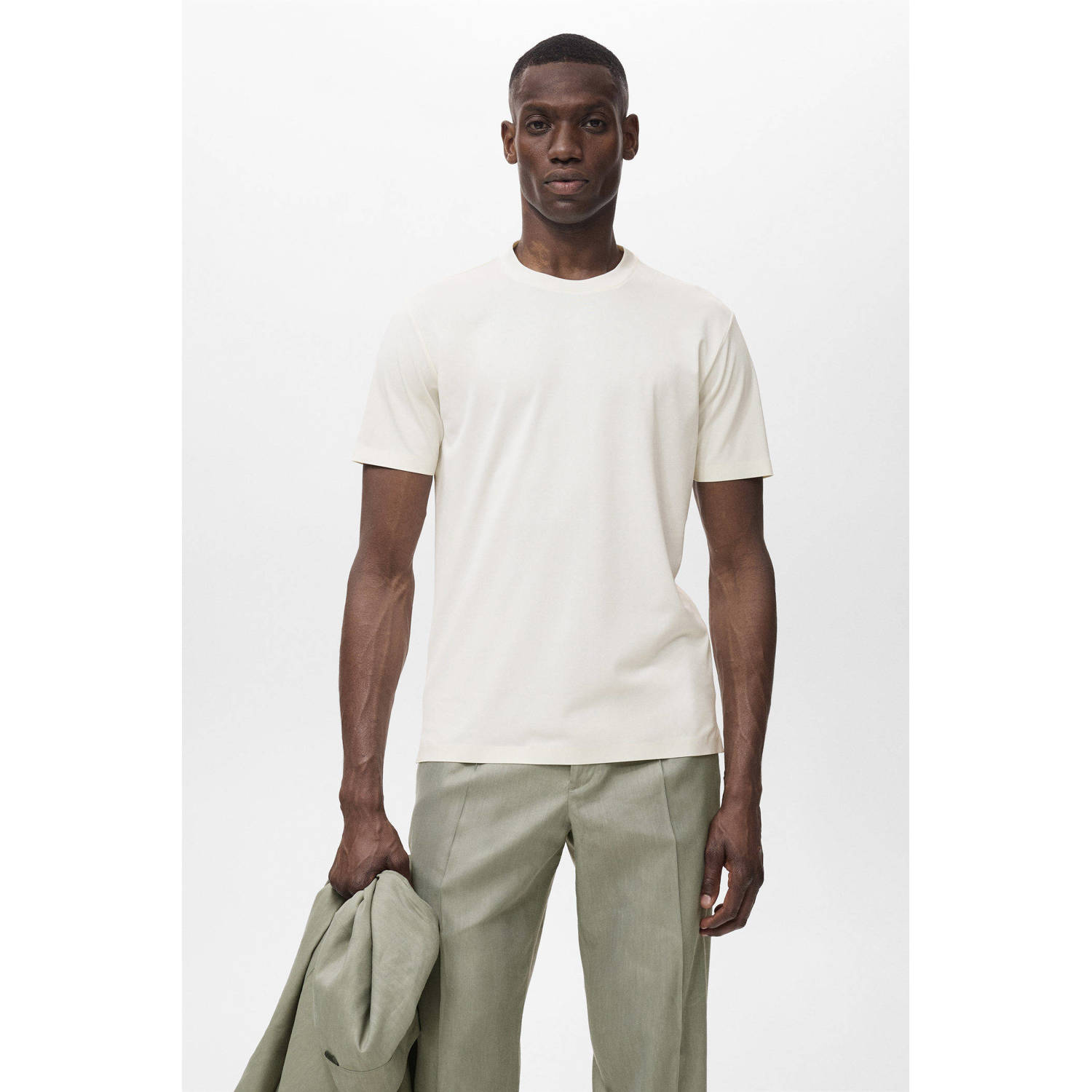 Mango Man T-shirt ecru