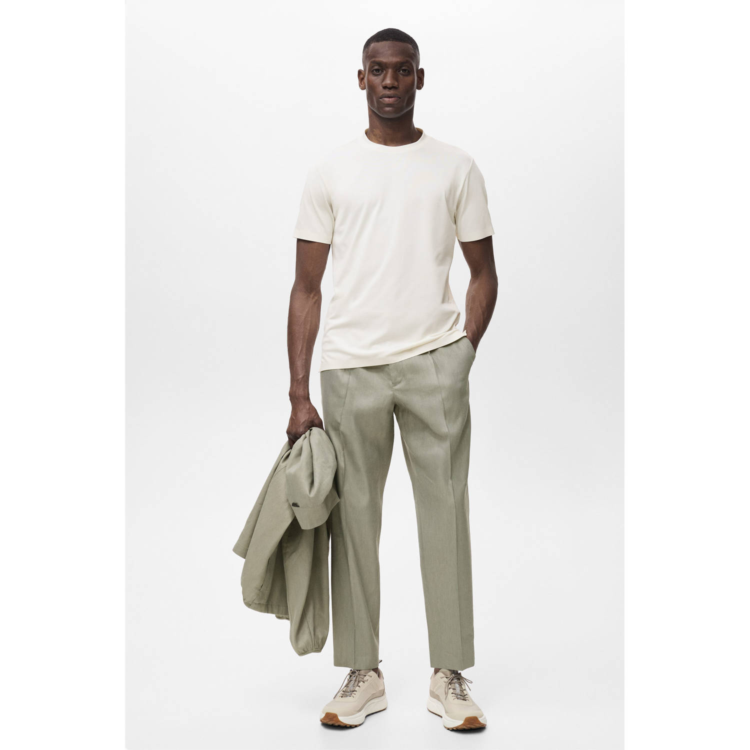 Mango Man T-shirt ecru