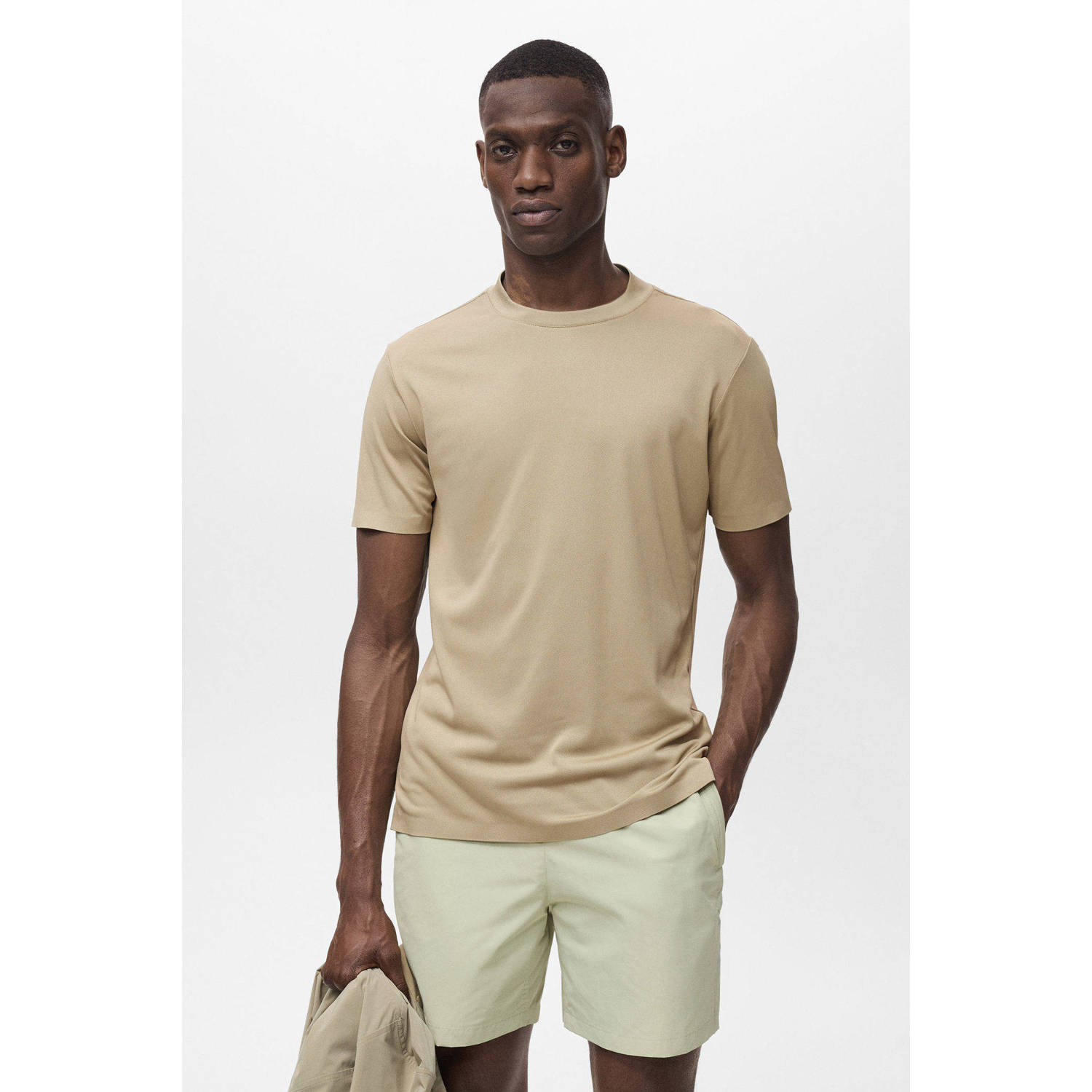 Mango Man T-shirt beige