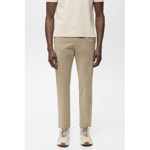 Mango Man slim pantalon beige afbeelding