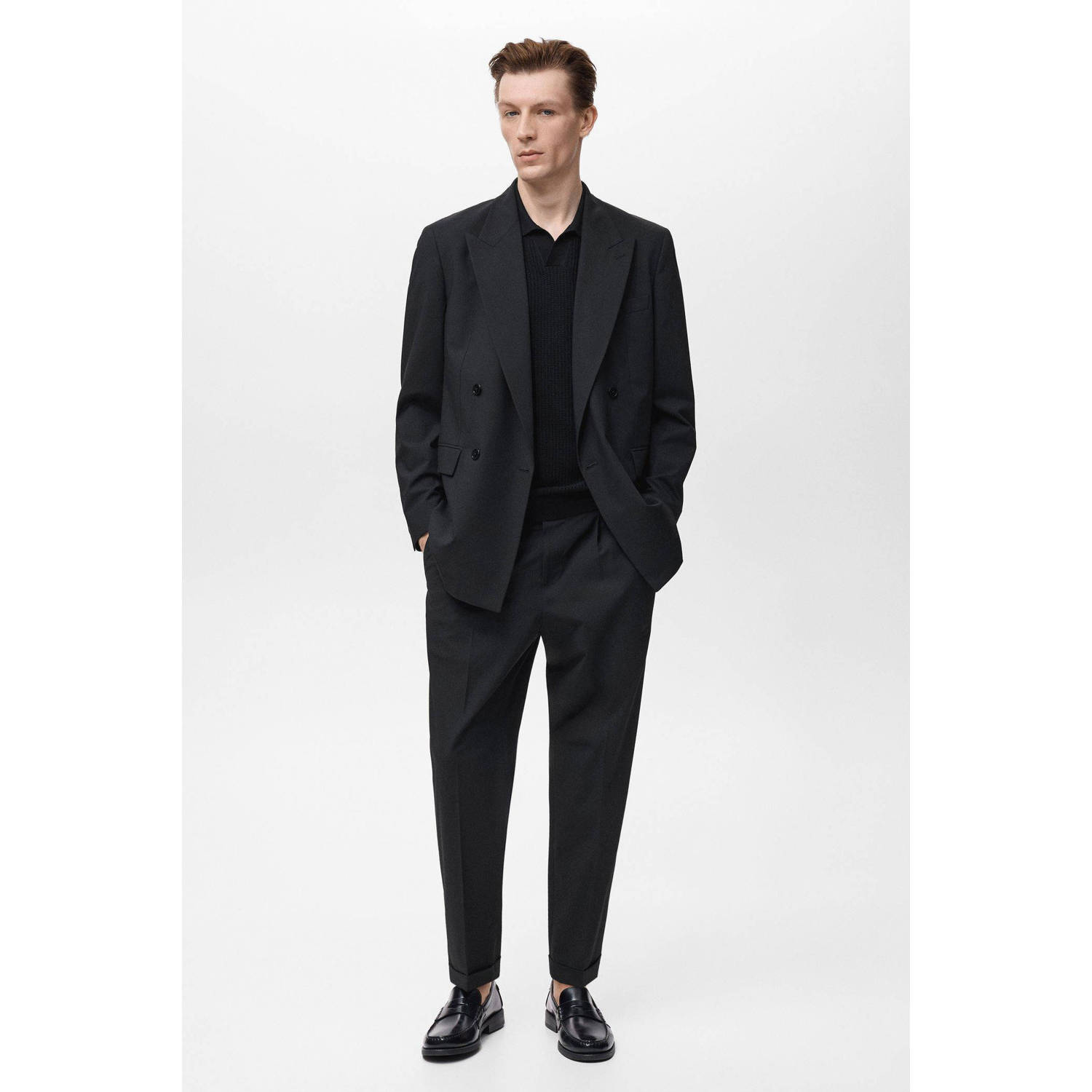 Mango Man colbert zwart