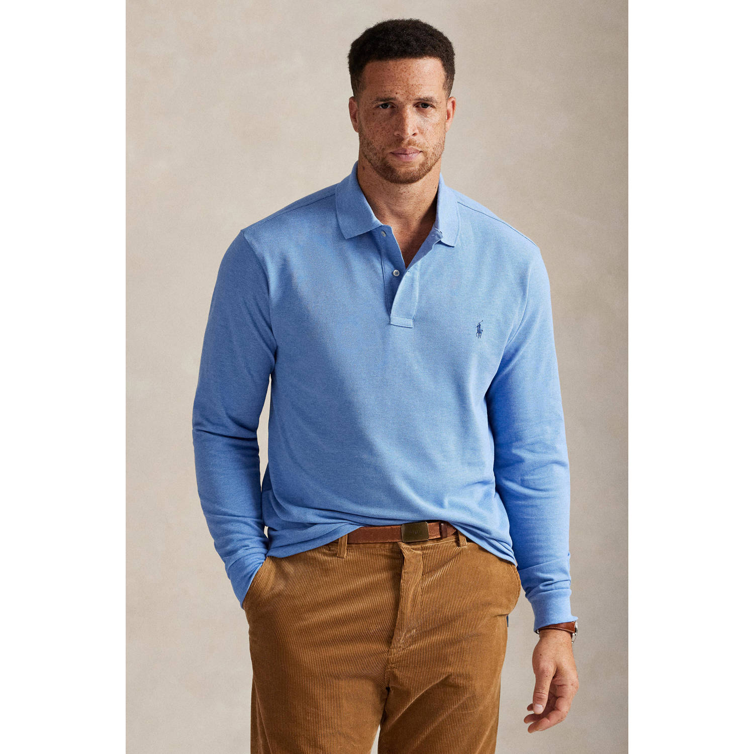 POLO Ralph Lauren Big & Tall regular polo blauw