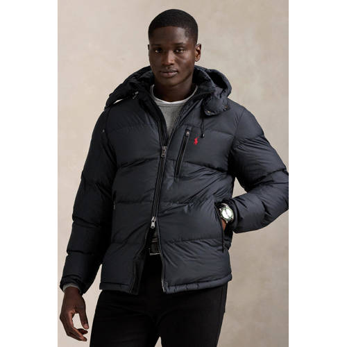 POLO Ralph Lauren Big & Tall gewatteerde jas zwart afbeelding