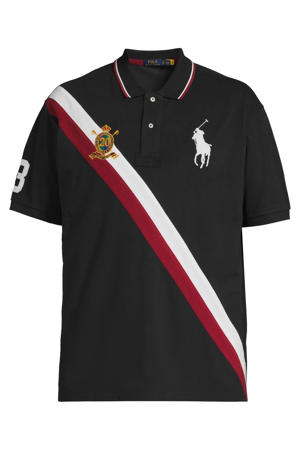 regular polo Plus Size zwart