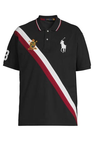 regular polo Plus Size zwart