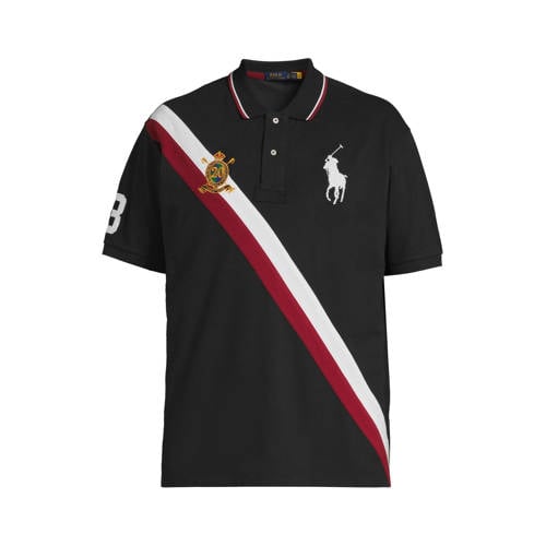 POLO Ralph Lauren Big & Tall regular polo Plus Size zwart afbeelding
