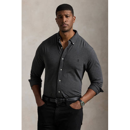 POLO Ralph Lauren Big & Tall casual overhemd grijs afbeelding