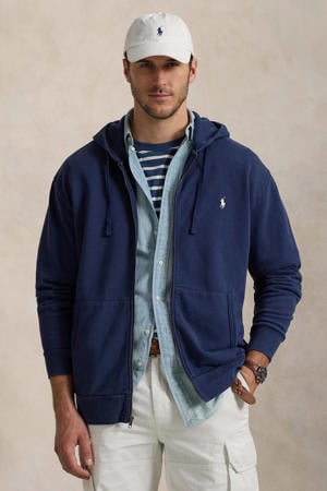 sweatvest donkerblauw
