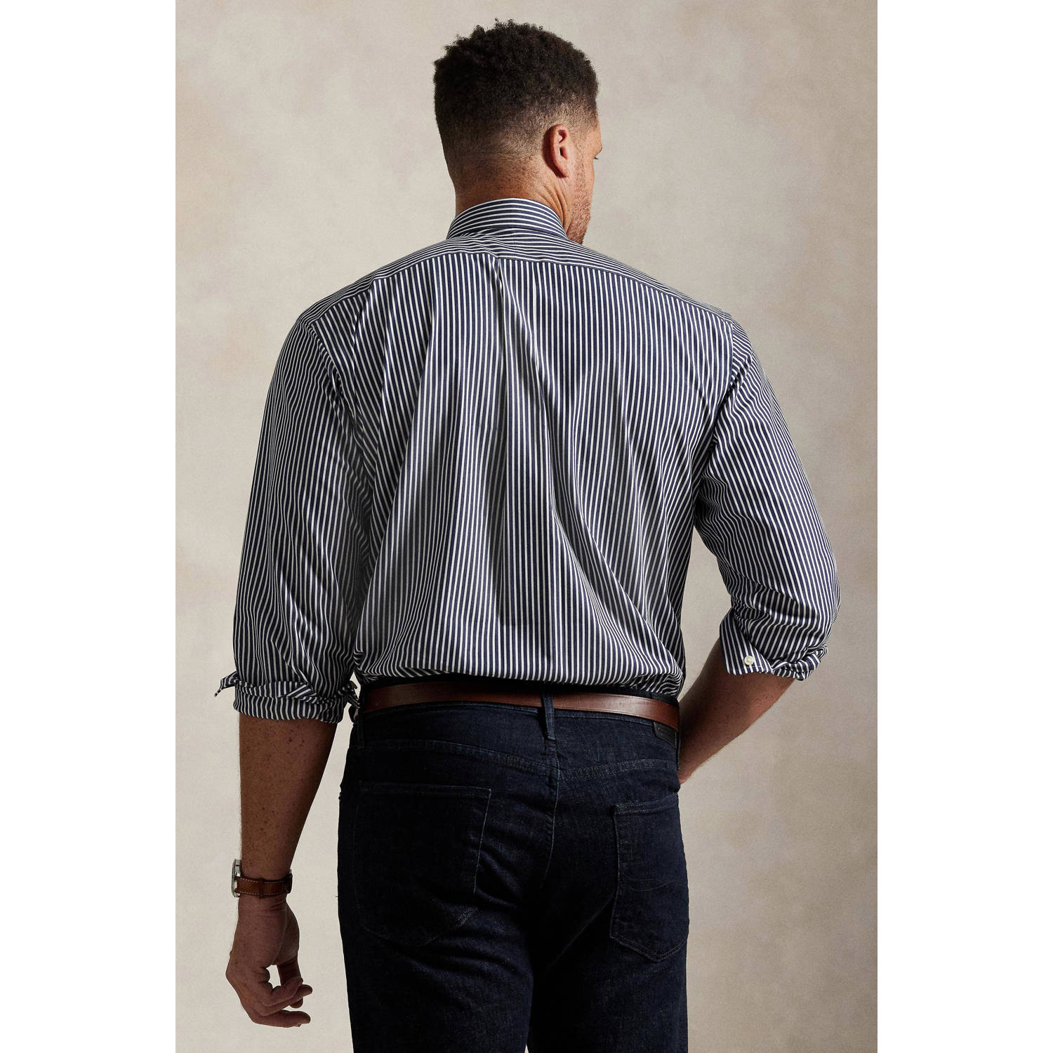 POLO Ralph Lauren Big & Tall casual overhemd blauw