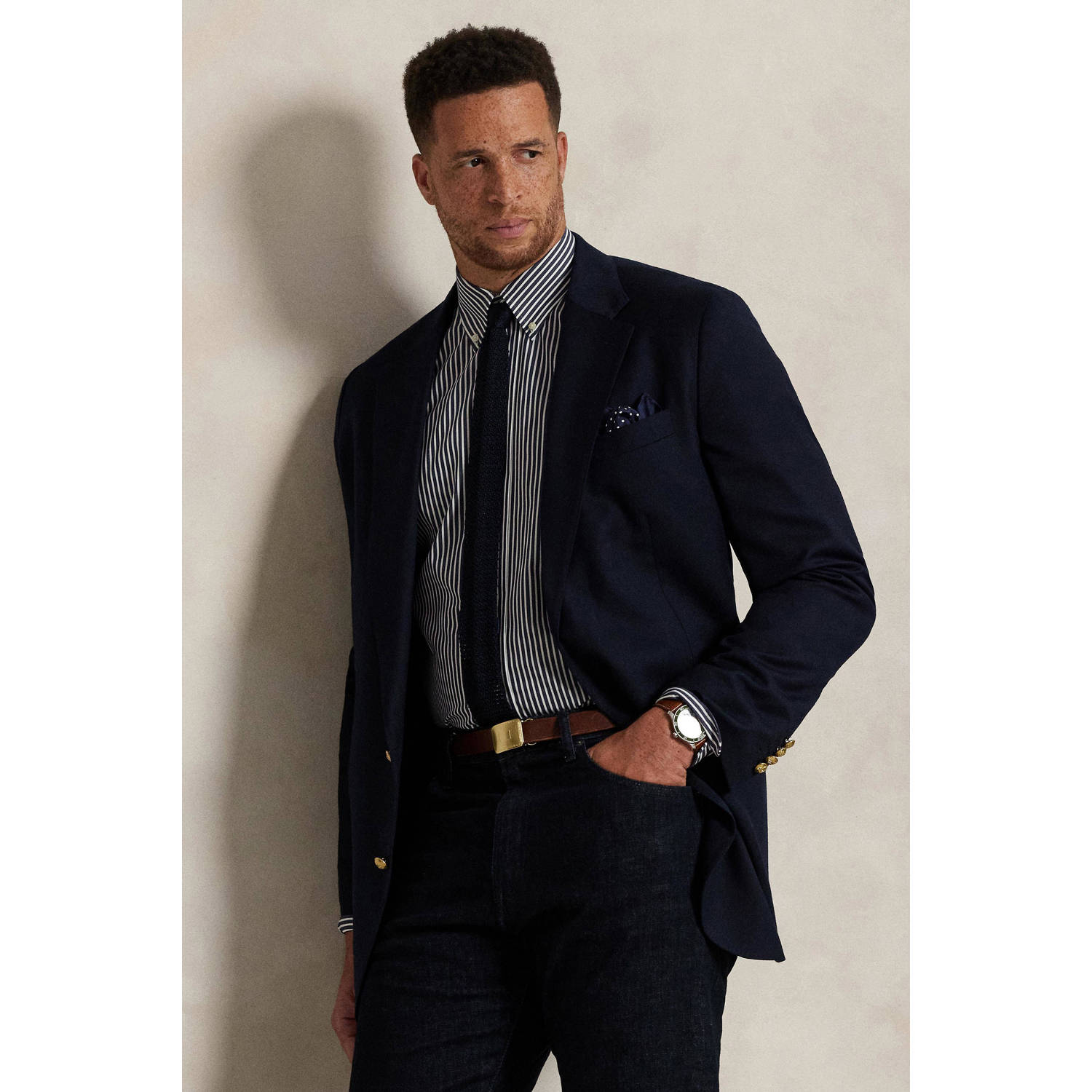 POLO Ralph Lauren Big & Tall casual overhemd blauw
