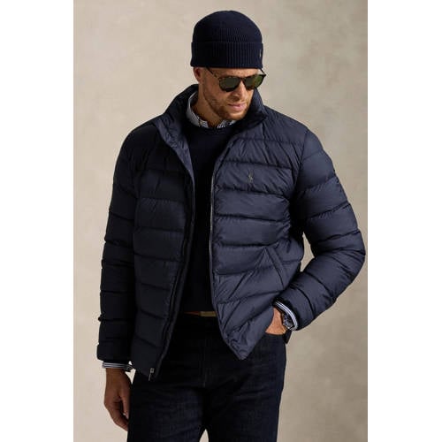 POLO Ralph Lauren Big & Tall gewatteerde jas donkerblauw afbeelding