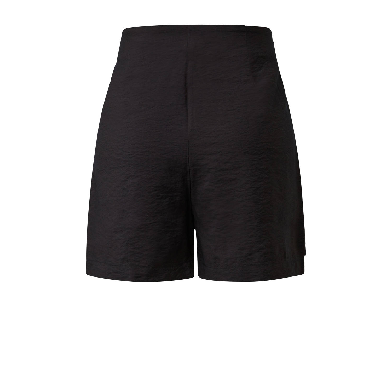 Q S by s.Oliver wide leg regular waist casual short zwart