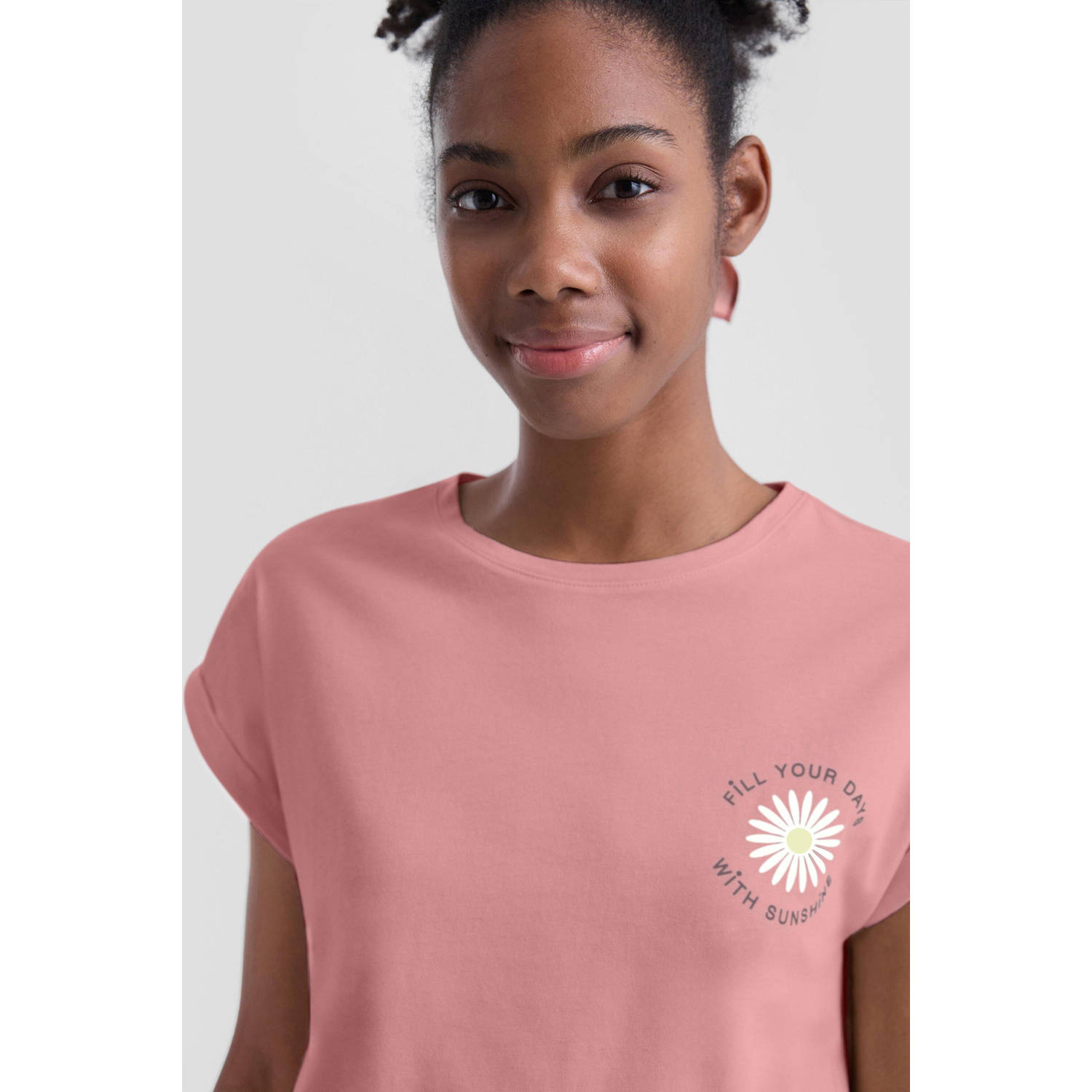 Q S by s.Oliver T-shirt roze