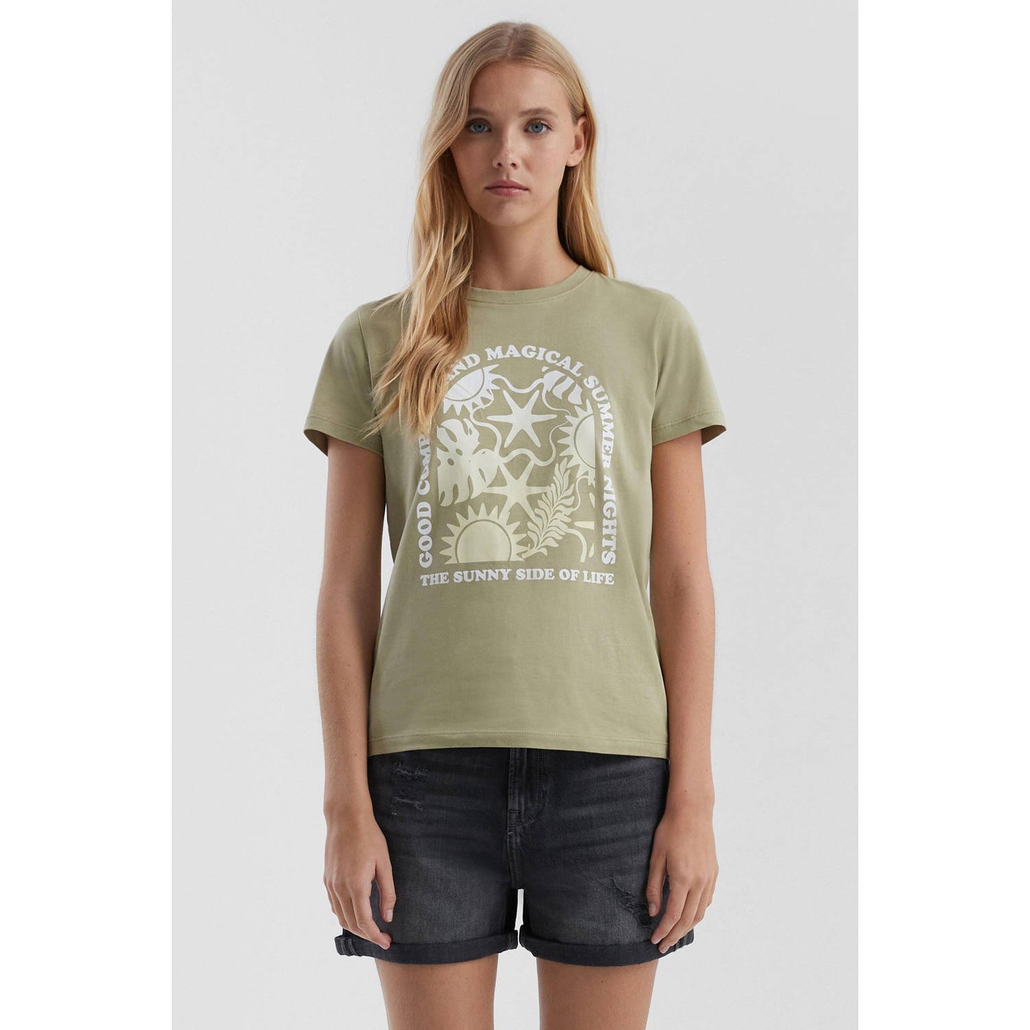 Q S by s.Oliver T-shirt beige