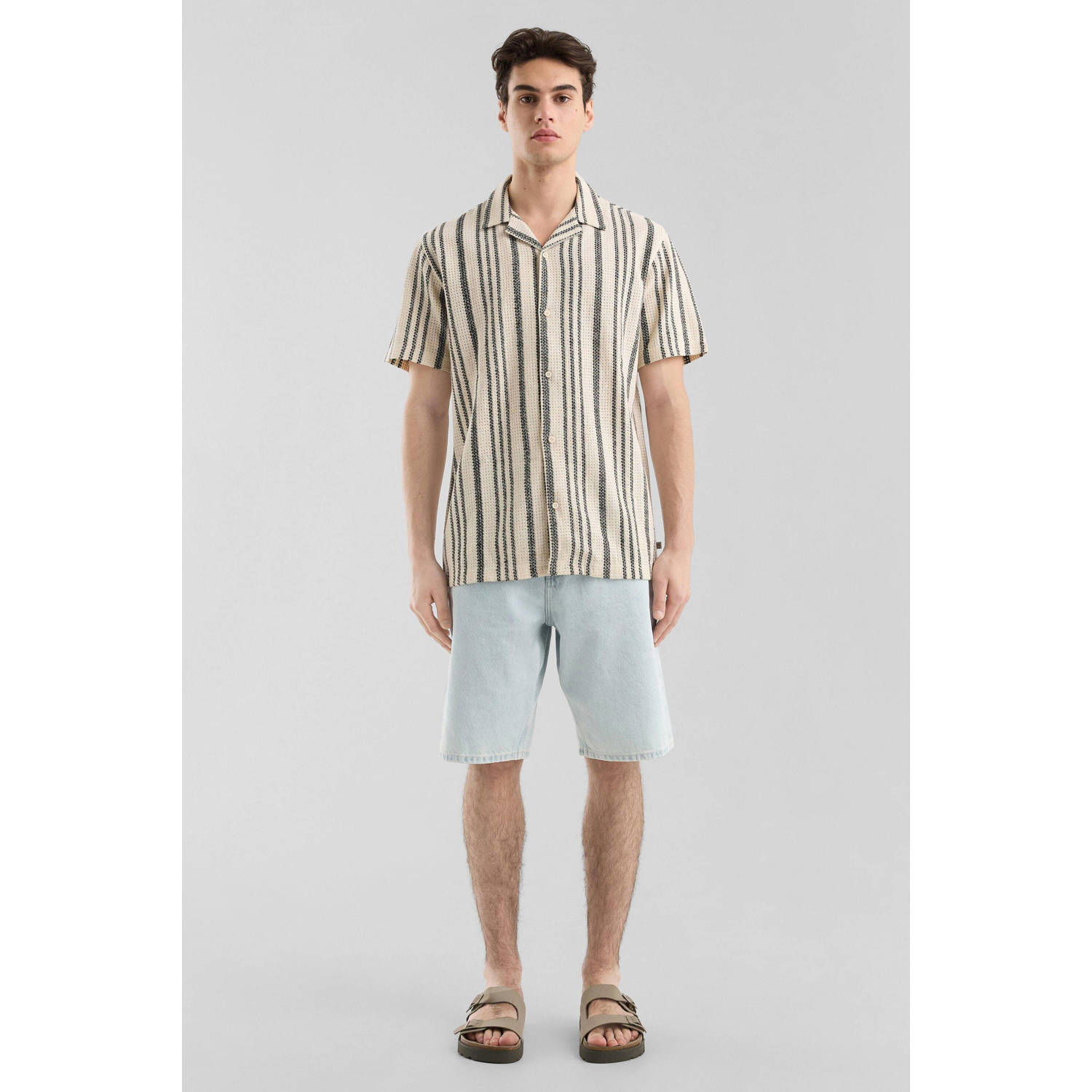 Q S by s.Oliver casual overhemd ecru