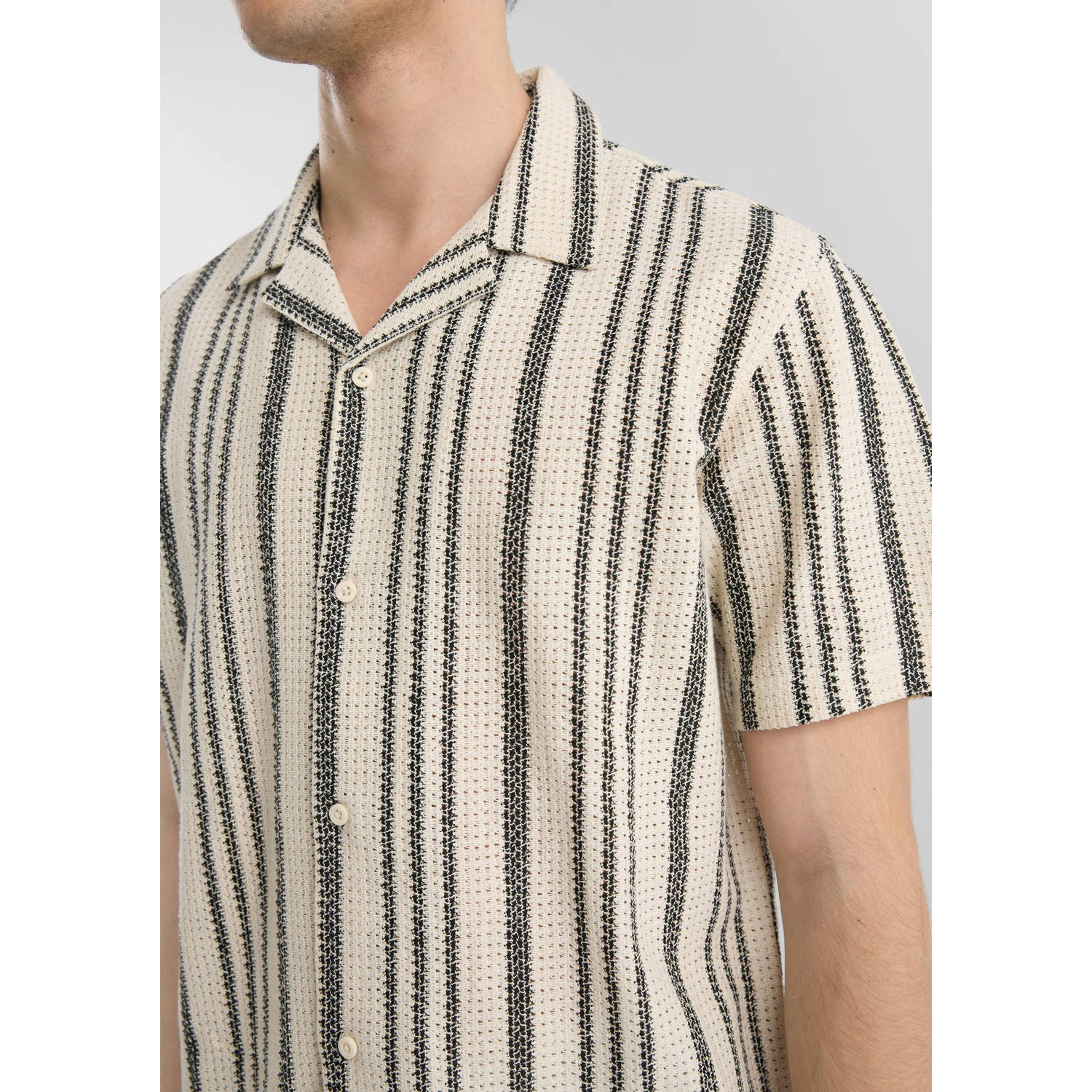 Q S by s.Oliver casual overhemd ecru