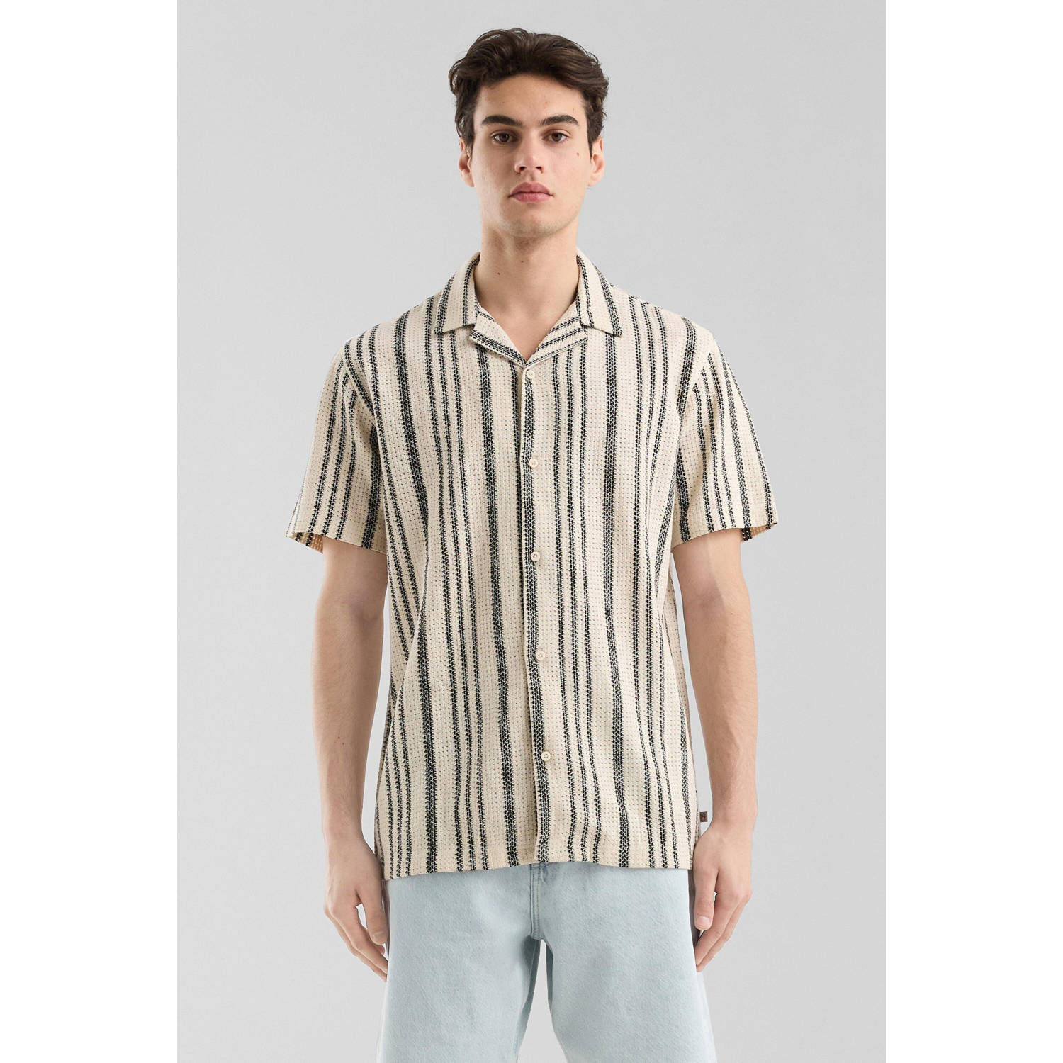 Q S by s.Oliver casual overhemd ecru