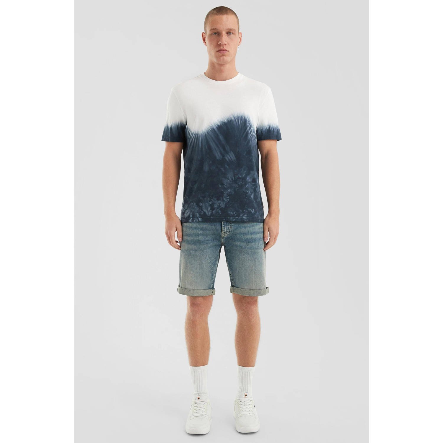 Q S by s.Oliver T-shirt donkerblauw