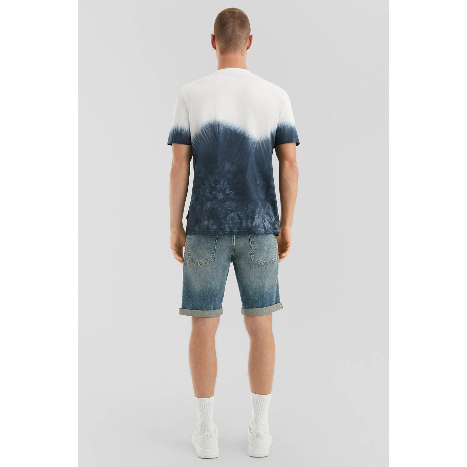 Q S by s.Oliver T-shirt donkerblauw