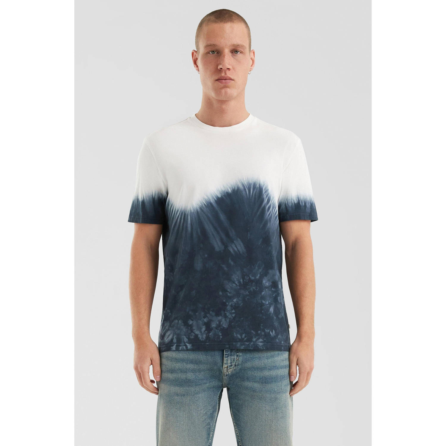 Q S by s.Oliver T-shirt donkerblauw